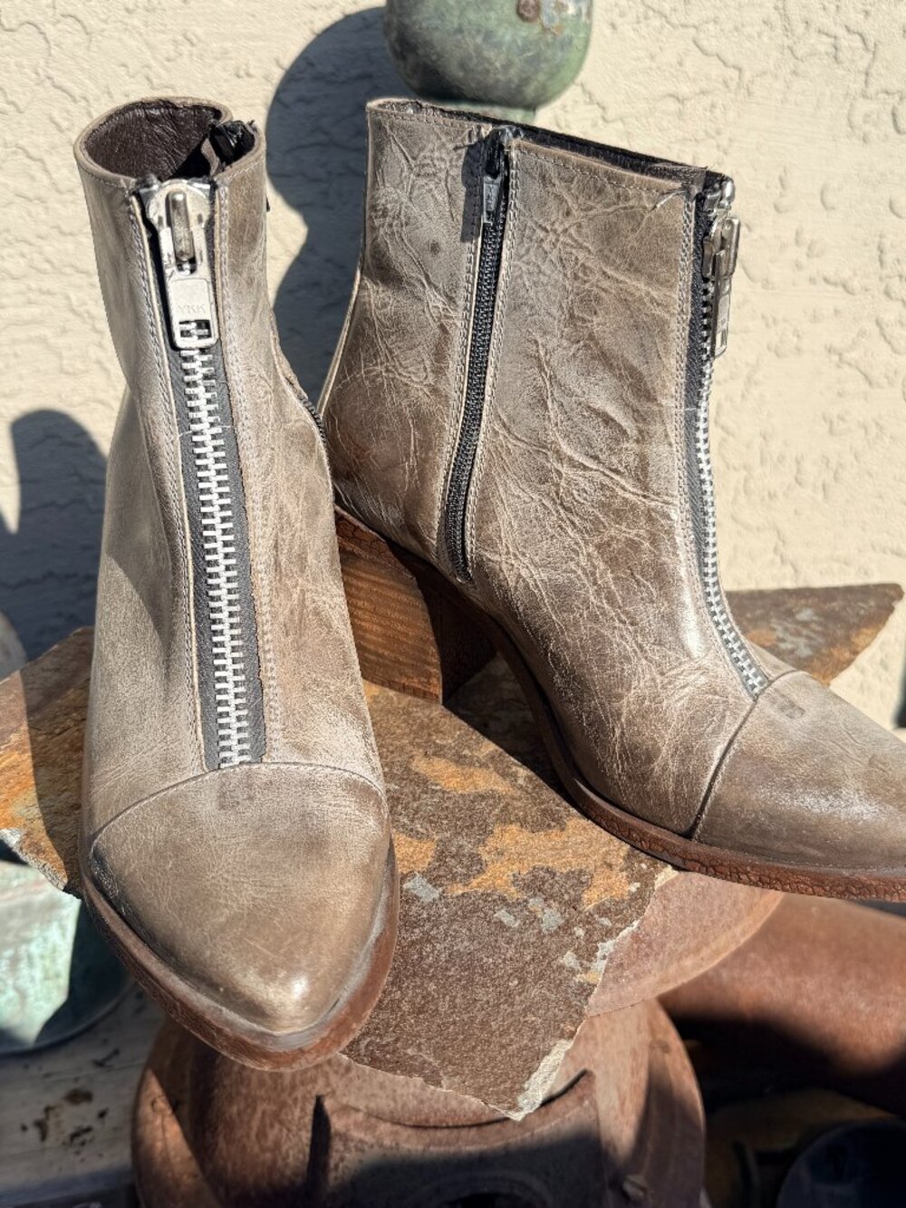 Freebird Leather Claire Zipper Boots Size 10